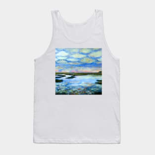 twilight tidal flats clouds Tank Top